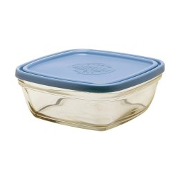 Hermetyczne pudełko na lunch Duralex Freshbox Niebieski Kwadratowy (17 x 17 x 7 cm) (1,15 L)