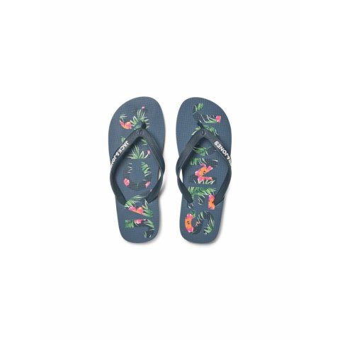 Klapki dla mężczyzn Jack & Jones FWLOGO PALM PRINT 12230642 Granatowy - 42-43