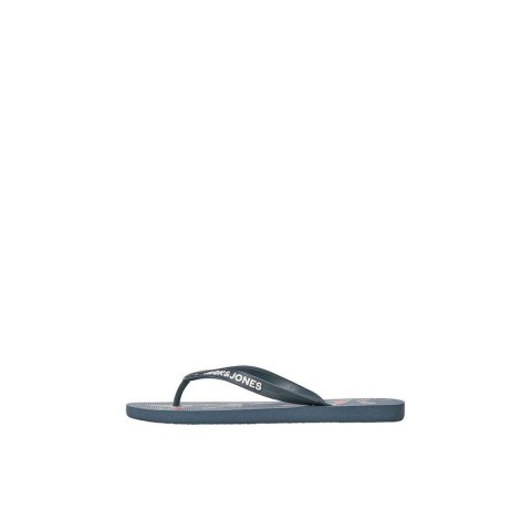 Klapki dla mężczyzn Jack & Jones FWLOGO PALM PRINT 12230642 Granatowy - 42-43