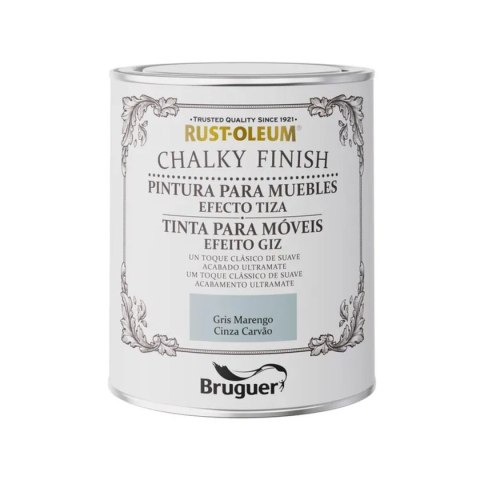 Farba Bruguer Rust-oleum Chalky Finish 5733887 Meble 750 ml Antracyt