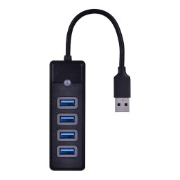ORICO HUB USB-A 4X USB-A 3.1, CZARNY