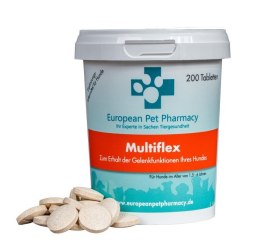 Europen Pet Pharmacy Multiflex,200 tabletek Suplement na stawy dla psów 1,5-6 lat