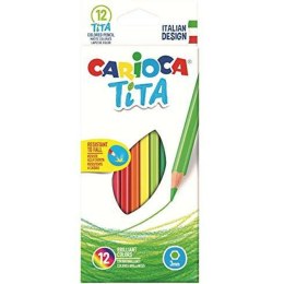 Zestaw ołówków Carioca Tita 12 Części Wielokolorowy (72 Sztuk)
