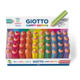 Gumka do Mazania Giotto Happy Gomma Wielokolorowy 40 Części
