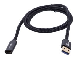 ORICO KABEL PRZEDŁUŻACZ USB-A - USB-C, 10GBPS, PD60W, 1M