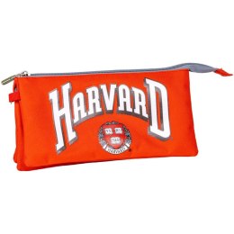 Piórnik Potrójny Harvard 22,5 x 2 x 11,5 cm Czerwony