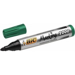 Marker permanentny Bic Marking 2000 Kolor Zielony 12 Sztuk