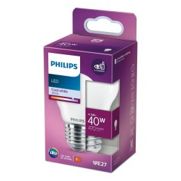 Żarówka LED Philips Biały F 40 W 4,3 W E27 470 lm 4,5 x 7,8 cm (4000 K)