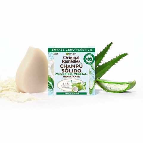 Szampon w kostce Garnier Original Remedies 60 g Nawilżający Kokos Aloe Vera