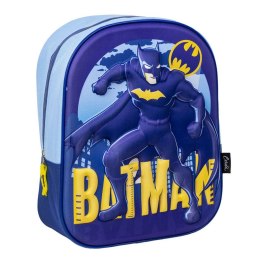 Plecak szkolny 3D Batman Niebieski