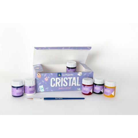 Tempera La Pajarita Crystal 6 Części Wielokolorowy