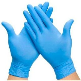Jednorazowe rękawiczki winylowe M Niebieski