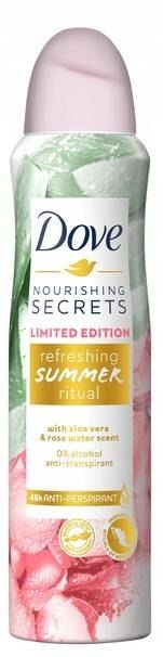 Dove Summer Ritual Rosenwasser& Aloe Vera Anti-perspirant Spray 150 ml
