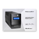 QOLTEC ZASILACZ AWARYJNY UPS 850VA | 480W | LCD | USB | RJ45