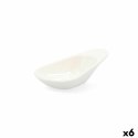 Tacka do przekąsek Quid Select Biały Ceramika 10,5 cm (6 Sztuk) (Pack 6x)