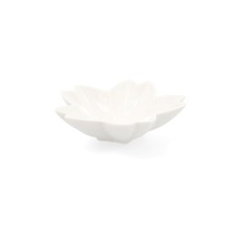 Tacka do przekąsek Quid Select Kwiat Ceramika Biały (6 Sztuk) (Pack 6x)
