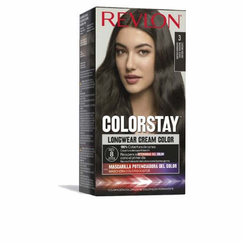 Trwała Koloryzacja Revlon Colorstay Ciemny Szatyn Nº 3