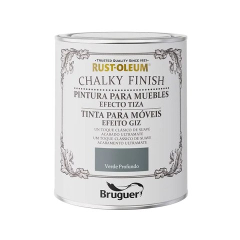 Farba Bruguer Rust-oleum Chalky Finish 5733890 Meble Deep Green 750 ml