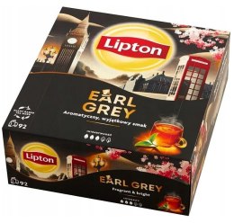 LIPTON EARL GREY Herbata Czarna 92 torebki