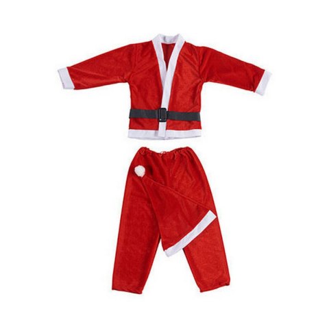 Kostium dla Niemowląt Święty Mikołaj 0-2 lat Czerwony Biały