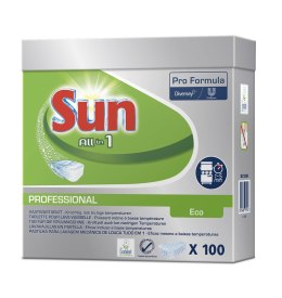 Sun Professional All in 1 Eco Kapsułki i tabletki do zmywarki 100szt