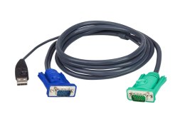 Kabel ATEN 2L-5205U (5m; D-Sub (VGA) M - D-Sub (VGA) M; kolor czarny)