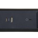 Przedłużacz 3x2PZ + USB A/C 1,5m czarny