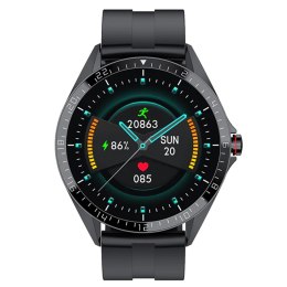 Smartwatch GW16T 1.28 cala 220 mAh czarny