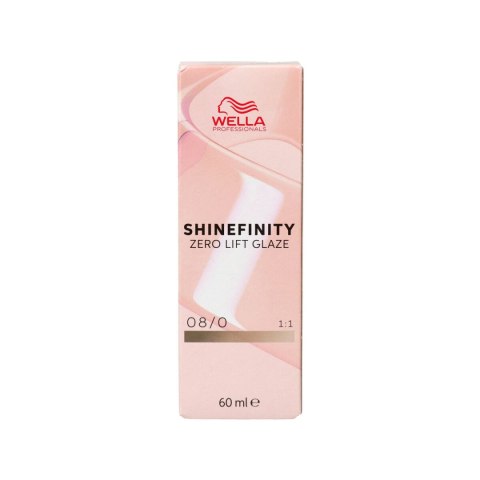 Trwała Koloryzacja Wella Shinefinity Color Nº 08/0 60 ml