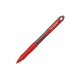 Długopis z płynnym atramentem Uni-Ball Rollerball Laknock SN-100 Czerwony 0,4 mm (12 Części)