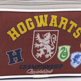 Piórnik Podwójny Harry Potter Howarts 22,5 x 8 x 10 cm Czerwony Ciemnoniebieski