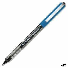 Długopis z płynnym atramentem Uni-Ball Eye Ocean Care Czarny 0,7 mm (12 Sztuk)