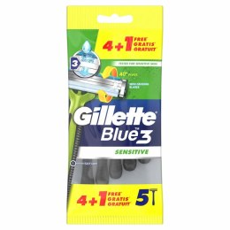 Golarki Gillette Blue Sensitive 5 Sztuk