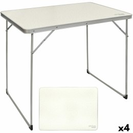 Składany stolik Aktive Biały 80 x 70 x 60 cm (4 Sztuk)