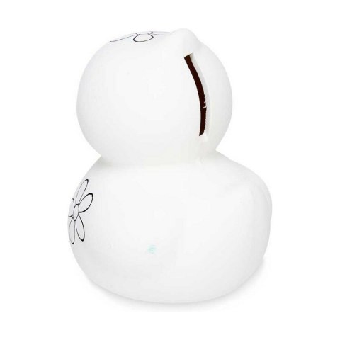 Skarbonka do malowania Pincello Ceramika Kaczka 9,2 x 12 x 10,2 cm 9 x 12 x 10,2 cm 9 x 12 x 9,2 cm 11 x 12 x 9,5 cm (12 Sztuk)