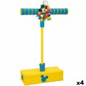 Skoczek pogo Mickey Mouse 3D Żółty Dziecięcy (4 Sztuk)