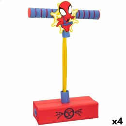 Skoczek pogo Spider-Man 3D Czerwony Dziecięcy (4 Sztuk)