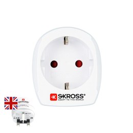 Adapter Elektryczny Skross 1500230-E Europejski Zjednoczone Królestwo Wielkiej Brytanii i Irlandii Północnej