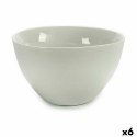 Miska 13 x 7,2 x 13 cm Porcelana Biały 600 ml (6 Sztuk)