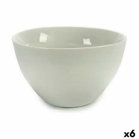 Miska 13 x 7,2 x 13 cm Porcelana Biały 600 ml (6 Sztuk)