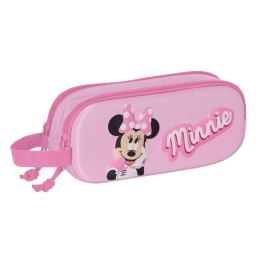 Piórnik Podwójny Minnie Mouse 3D Różowy 21 x 8 x 6 cm