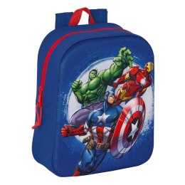 Plecak szkolny The Avengers 3D Granatowy 22 x 27 x 10 cm