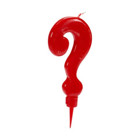 Świeca ? Urodziny Czerwony (12 Sztuk)