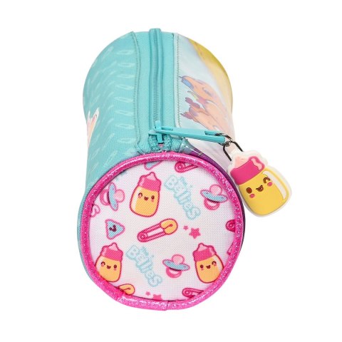 Torba szkolna cylindryczna The Bellies 20 x 7 x 7 cm Fioletowy Turkusowy Biały