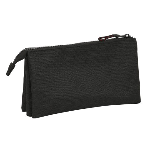 Piórnik Potrójny Naruto Czarny 22 x 12 x 3 cm