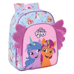 Plecak szkolny My Little Pony Wild & free 26 x 34 x 11 cm Niebieski Różowy