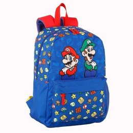 Plecak szkolny Super Mario Niebieski Czerwony 31 x 43 x 13 cm