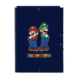 Folder Super Mario Granatowy A4