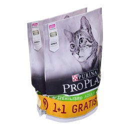 Purina Pro Plan Sterilised Łosoś dla kota 400g+400g