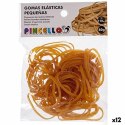 Gumki lateksowe Pincello Żółty (12 Sztuk)